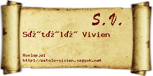 Sétáló Vivien névjegykártya